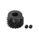 sourcing map 8mm 20T Spiral 1 Mod Hardened 45# Steel Motor Gear Right Direct Direct