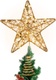 Anstore Tree Topper, Vianočný strom Topper Vianočný strom Star Fire Tree Topper s 30 LED pre