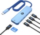 VCOM 10Gbps USB C Hub se 4 datovými porty typu C, 100W napájení, přenosný USB C víceportový adaptér