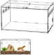 Krmný box QWORK® pro plazy vyrobený z akrylu, krmný box, 30x20x15cm pro kudlanky, pavouky,