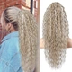 FLUFYMOOZ Prodlužování vlasů do culíku, 66 cm bohémský styl s prodlužovací šňůrkou pro ženy (66 cm