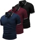 Pánske golfové polo tričko SwissWell, balenie 3 kusov, pánske priedušné tričko s krátkym rukávom,