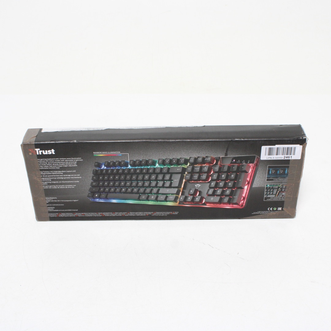 Podsvícená klávesnice Trust GXT835