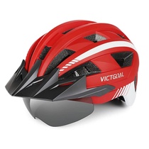 Cyklistická helma VICTGOAL červená 
