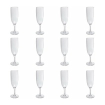 Sklenice na šampaňské NORDISKA PLAST 12 ks