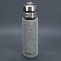 Skleněná lahev Epico X00SSCBOJ šedá