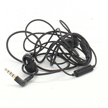 Sluchátka do uší kabel 135 cm černá