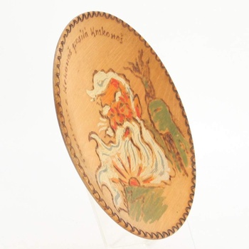 Dekorativní talíř s obrázkem Krakonoše