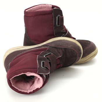 Dětské zimní boty fialové 
