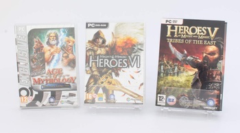 3 PC hry Heroes a Age of Mythology