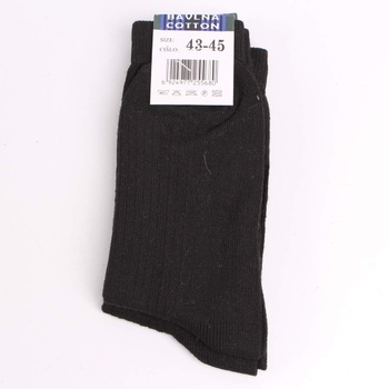 Pánské bavlněné ponožky NaiGe černé