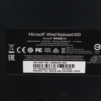 Set klávesnice a myši Microsoft Desktop 600