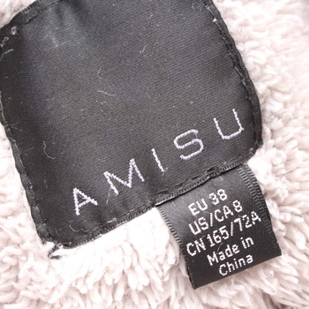 Dámská bunda Amisu béžová s kapucí