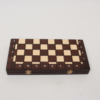 Dřevěná šachovnice 41 x 41 cm