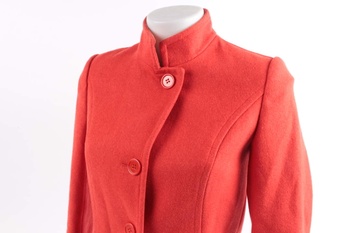 Dámský kabát Sisley oranžový