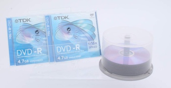 TDK DVD-R, DVD 4,7 GB 25 ks