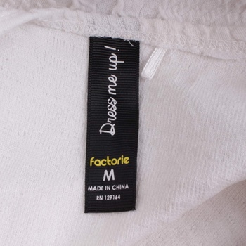 Dámské mini šaty Factorie bílé