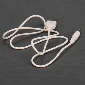 Bílý USB kabel 80 cm dlouhý 