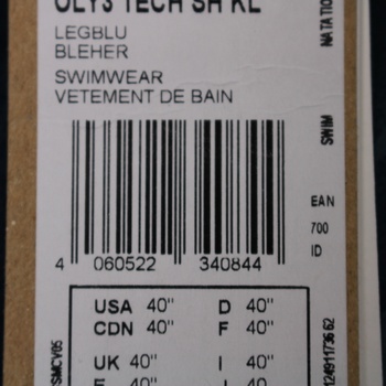 Pánské plavky Adidas Oly3 Tech Sh