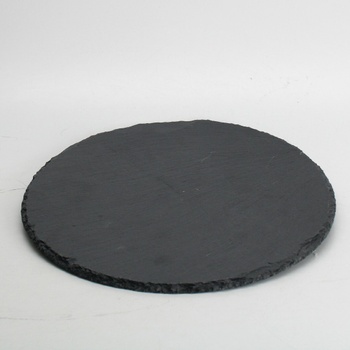 Břidlicové desky Cilio Round  Ø 30 cm Černá 