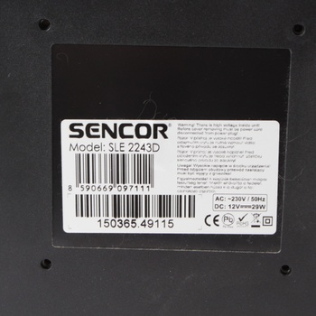 LCD televize s DVD Sencor SLE 2243D