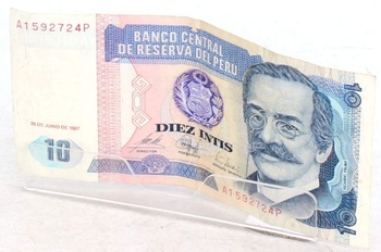 Bankovka 10 intis - Peru 