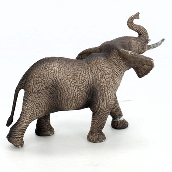Figurka plastová slon šedá