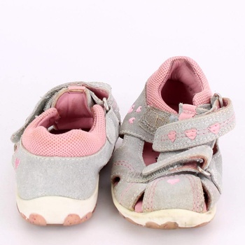 Dětské sandály Superfit šedo-růžové 