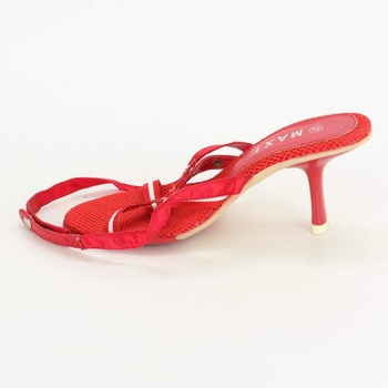 Dámské sandále Maxi šňerovací červené