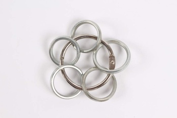 Dámské prsteny ocelové 5 kusů