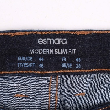 Dámské džíny Esmara modré modern slim fit