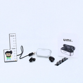 Bezdrátová sluchátka Umi W5S stříbrné 