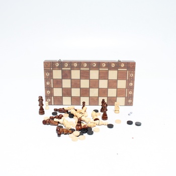 Magnetická šachová hra Queta 3 v 1 