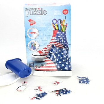 3D puzzle Ravensburger americká vlajka