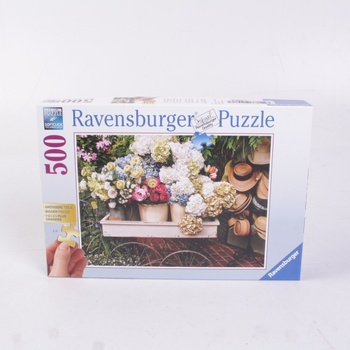 Puzzle 500 Ravensburger Zátiší s květinami
