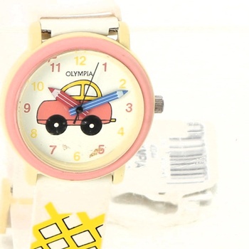 Dětské hodinky Olympia s autíčkem