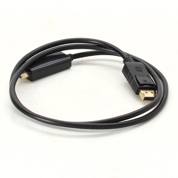 Kabel HDMI / DisplayPort černý délka 80 cm