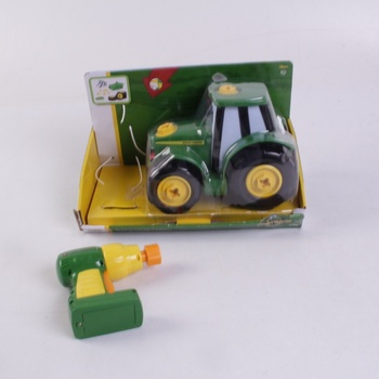 Traktor s vrtačkou Tomy John Deere