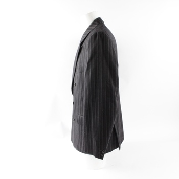 Pánský oblek Cassis tmavý s pruhy