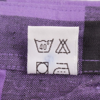 Pánská košile Beta-Max fialová kostkovaná