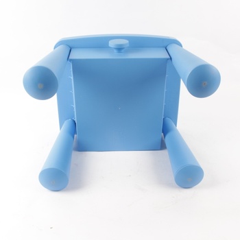 Dětský stolek modré barvy se šuplíkem