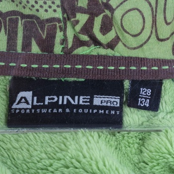 Dětská mikina Alpine Pro zelená