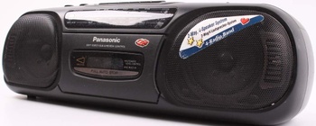 Radiomagnetofon Panasonic RX-FS430 černý