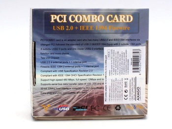 Rozšiřující karta Axago PCI Combo Card