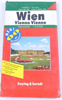 Plán města Wien - Vienna - Vienne