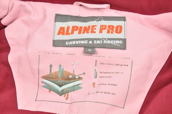 Bunda Alpine Pro Carving ski racing, růžová