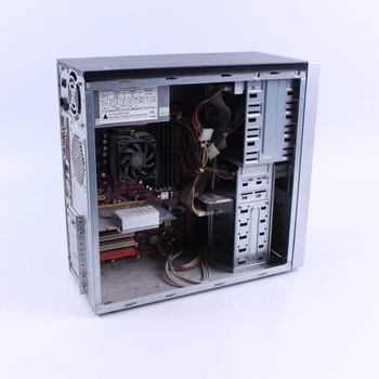 Stolní počítač LG s šedým tělem