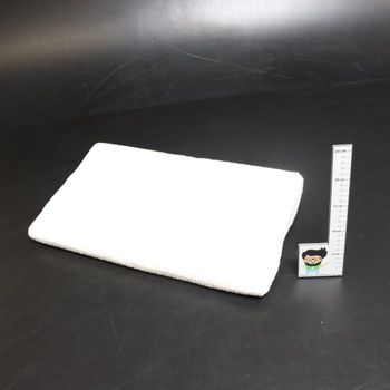 Ergonomický bílý polštář 30 x 50cm