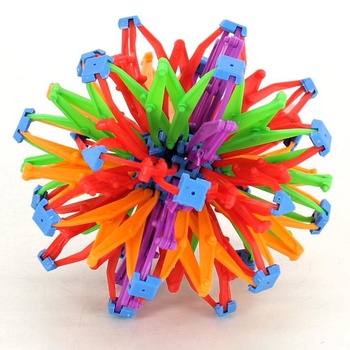 Skládací míč barevný plastový