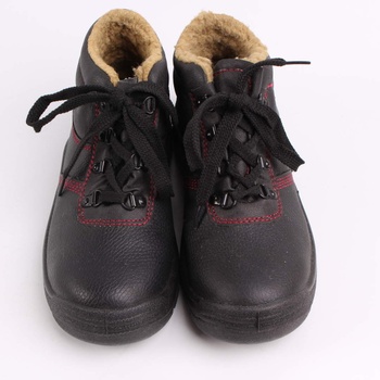 Dámské zimní boty černé s kožíškem